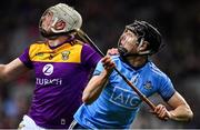 22 February 2020; Liam Ryan of Wexford in action against Donal Burke of Dublin during the Allianz Hurling League Division 1 Group B Round 4 match between Dublin and Wexford at Croke Park in Dublin. Photo by Eóin Noonan/Sportsfile