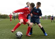 23 February 2020; Action from the U13 SFAI Subway Liam Miller Cup National Championship Final match between Cork SL and DDSL at Mullingar Athletic FC in Gainestown, Co. Westmeath. Photo by Eóin Noonan/Sportsfile