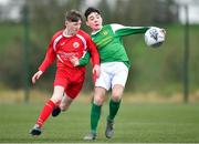 23 February 2020; Action from the game between Cork SL and Donegal during the U15 SFAI Subway National Championship Final match between Donegal and Cork SL at Mullingar Athletic FC in Gainestown, Co. Westmeath. Photo by Eóin Noonan/Sportsfile