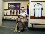 26 February 2020; Wexford hurler Rory O'Connor at the official announcement of Chadwicks’ naming rights partnership with Wexford GAA that sees the home of Wexford GAA renamed to Chadwicks Wexford Park. Chadwicks is Ireland’s leading supplier of building materials, bathrooms, heating and home & garden products. Photo by Matt Browne/Sportsfile