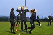 19 February 2020; Jan Willem van Ede with homebase goalkeepers during a Republic of Ireland Women's goalkeeping media session at FAI Headquarters in Abbotstown, Dublin. Photo by Eóin Noonan/Sportsfile