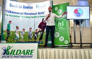 28 February 2020; Dr Stephen Behan of DCU speaks during Kildare Sports Partnership’s Back to Basics Seminar at Keadeen Hotel in Newbridge, Kildare. Photo by Harry Murphy/Sportsfile