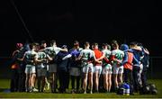 26 February 2020; The Limerick squad huddle together after the Munster GAA Football U20 Championship Semi-Final match between Limerick and Kerry at Mick Neville Park in Rathkeale, Limerick. Photo by Diarmuid Greene/Sportsfile