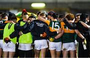 26 February 2020; Kerry manager John Sugrue speaks to his players after the Munster GAA Football U20 Championship Semi-Final match between Limerick and Kerry at Mick Neville Park in Rathkeale, Limerick. Photo by Diarmuid Greene/Sportsfile