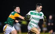 26 February 2020; Brian Foley of Limerick in action against Killian Falvey of Kerry during the Munster GAA Football U20 Championship Semi-Final match between Limerick and Kerry at Mick Neville Park in Rathkeale, Limerick. Photo by Diarmuid Greene/Sportsfile