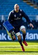 27 February 2020; Rhys Ruddock during a Leinster Rugby captain's run at the RDS Arena in Dublin. Photo by Seb Daly/Sportsfile