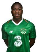 12 November 2018; Michael Obafemi during a Republic of Ireland Squad Portraits session at Castleknock Hotel in Dublin. Photo by Seb Daly/Sportsfile