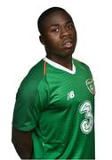 12 November 2018; Michael Obafemi during a Republic of Ireland Squad Portraits session at Castleknock Hotel in Dublin. Photo by Seb Daly/Sportsfile