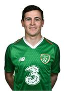 17 March 2019; Josh Cullen during a Republic of Ireland Squad Portraits session at Castleknock Hotel in Dublin. Photo by Seb Daly/Sportsfile