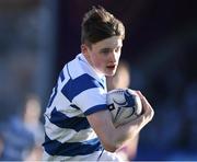 27 February 2020; James O'Sullivan of Blackrock College during the Bank of Ireland Leinster Schools Junior Cup Second Round match between Blackrock College and Clongowes Wood College at Energia Park in Dublin. Photo by Matt Browne/Sportsfile