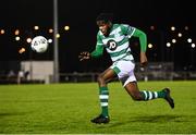 24 February 2020; Thomas Oluwa of Shamrock Rovers during the SSE Airtricity League Premier Division match between Waterford United and Shamrock Rovers at the RSC in Waterford. Photo by Stephen McCarthy/Sportsfile