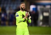 24 February 2020; Alan Mannus of Shamrock Rovers followint the SSE Airtricity League Premier Division match between Waterford United and Shamrock Rovers at the RSC in Waterford. Photo by Stephen McCarthy/Sportsfile