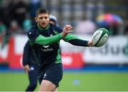 28 February 2020; Ross Byrne during an Ireland Rugby open training session at Energia Park in Donnybrook, Dublin. Photo by Ramsey Cardy/Sportsfile
