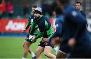 28 February 2020; Robbie Henshaw during an Ireland Rugby open training session at Energia Park in Donnybrook, Dublin. Photo by Ramsey Cardy/Sportsfile