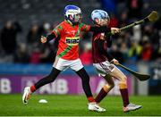 22 February 2020; Action from the cumman Na mbunscoil games at half time of the Allianz Hurling League Division 1 Group B Round 4 match between Dublin and Wexford at Croke Park in Dublin. Photo by Sam Barnes/Sportsfile