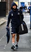 28 February 2020; Jameson Gibson-Park of Leinster arrives ahead of the Guinness PRO14 Round 13 match between Leinster and Glasgow Warriors at the RDS Arena in Dublin.