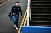 28 February 2020; Luke McGrath of Leinster arrives for the Guinness PRO14 Round 13 match between Leinster and Glasgow Warriors at the RDS Arena in Dublin. Photo by Diarmuid Greene/Sportsfile