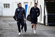 28 February 2020; Leinster players Josh Murphy Harry Byrne arrive ahead of the Guinness PRO14 Round 13 match between Leinster and Glasgow Warriors at the RDS Arena in Dublin. Photo by Diarmuid Greene/Sportsfile