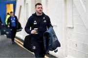 28 February 2020; Fergus McFadden of Leinster arrives for the Guinness PRO14 Round 13 match between Leinster and Glasgow Warriors at the RDS Arena in Dublin. Photo by Diarmuid Greene/Sportsfile