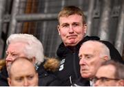 28 February 2020; Republic of Ireland U21 manager Stephen Kenny in attendance ahead of the SSE Airtricity League Premier Division match between Shamrock Rovers and Dundalk at Tallaght Stadium in Dublin. Photo by Ben McShane/Sportsfile