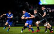 28 February 2020; Luke McGrath of Leinster is tackled by Matt Fagerson of Glasgow Warriors during the Guinness PRO14 Round 13 match between Leinster and Glasgow Warriors at the RDS Arena in Dublin. Photo by Ramsey Cardy/Sportsfile