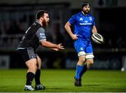 28 February 2020; George Turner of Glasgow Warriors in action against Scott Fardy of Leinster during the Guinness PRO14 Round 13 match between Leinster and Glasgow Warriors at the RDS Arena in Dublin. Photo by Diarmuid Greene/Sportsfile