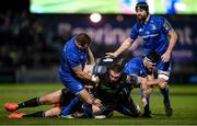 28 February 2020; Tom Gordon of Glasgow Warriors is tackled by Seán Cronin of Leinster during the Guinness PRO14 Round 13 match between Leinster and Glasgow Warriors at the RDS Arena in Dublin. Photo by Ramsey Cardy/Sportsfile