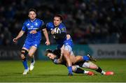 28 February 2020; James Lowe of Leinster is tackled by Huw Jones of Glasgow Warriors during the Guinness PRO14 Round 13 match between Leinster and Glasgow Warriors at the RDS Arena in Dublin. Photo by Ramsey Cardy/Sportsfile