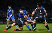 28 February 2020; Michael Bent of Leinster is tackled by George Turner of Glasgow Warriors during the Guinness PRO14 Round 13 match between Leinster and Glasgow Warriors at the RDS Arena in Dublin. Photo by Ramsey Cardy/Sportsfile