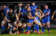 28 February 2020; Luke McGrath of Leinster is tackled by Matt Fagerson of Glasgow Warriors during the Guinness PRO14 Round 13 match between Leinster and Glasgow Warriors at the RDS Arena in Dublin. Photo by Diarmuid Greene/Sportsfile