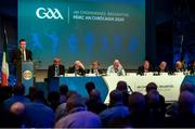 28 February 2020; Ard Stiúrthóir of the GAA Tom Ryan speaking during the GAA Annual Congress 2020 at Croke Park in Dublin. Photo by Philip Fitzpatrick/Sportsfile