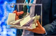 28 February 2020; A general view of the ballot box during the GAA Annual Congress 2020 at Croke Park in Dublin. Photo by Philip Fitzpatrick/Sportsfile