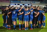 28 February 2020; The Leinster team huddle together after the Guinness PRO14 Round 13 match between Leinster and Glasgow Warriors at the RDS Arena in Dublin. Photo by Diarmuid Greene/Sportsfile