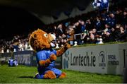 28 February 2020; Leinster mascot Leo the Lion during the Guinness PRO14 Round 13 match between Leinster and Glasgow Warriors at the RDS Arena in Dublin. Photo by Diarmuid Greene/Sportsfile