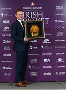 28 February 2020; William Porterfield with his 300th cap at the Turkish Airlines Irish Cricket Awards 2020 at The Marker Hotel in Dublin. Photo by Matt Browne/Sportsfile