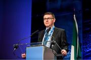 29 February 2020; Ard Stiúrthóir of the GAA Tom Ryan speaking during the GAA Annual Congress 2020 at Croke Park in Dublin. Photo by Piaras Ó Mídheach/Sportsfile