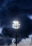 28 February 2020; A view of floodlights ahead of the Guinness PRO14 Round 13 match between Leinster and Glasgow Warriors at the RDS Arena in Dublin. Photo by Ramsey Cardy/Sportsfile