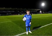 28 February 2020; Matchday mascot 9 year old Rory Doran ahead of the Guinness PRO14 Round 13 match between Leinster and Glasgow Warriors at the RDS Arena in Dublin. Photo by Ramsey Cardy/Sportsfile