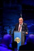 29 February 2020; Uachtarán Chumann Lúthchleas Gael John Horan speaking during the GAA Annual Congress 2020 at Croke Park in Dublin. Photo by Piaras Ó Mídheach/Sportsfile