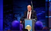 29 February 2020; Uachtarán Chumann Lúthchleas Gael John Horan speaking during the GAA Annual Congress 2020 at Croke Park in Dublin. Photo by Piaras Ó Mídheach/Sportsfile