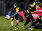 28 February 2020; Action from the Bank of Ireland Half-Time Minis between Co. Carlow RFC and Coolmine RFC at the Guinness PRO14 Round 13 match between Leinster and Glasgow Warriors at the RDS Arena in Dublin. Photo by Ramsey Cardy/Sportsfile