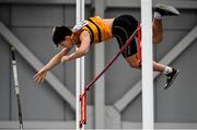29 February 2020; Conor Callinan of Leevale AC, Cork, competing in the Senior Men's Pole Vault event during day one of the Irish Life Health National Senior Indoor Athletics Championships at the National Indoor Arena in Abbotstown in Dublin. Photo by Sam Barnes/Sportsfile