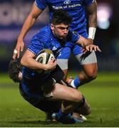 28 February 2020; Jimmy O'Brien of Leinster is tackled by Huw Jones of Glasgow Warriors during the Guinness PRO14 Round 13 match between Leinster and Glasgow Warriors at the RDS Arena in Dublin. Photo by Ramsey Cardy/Sportsfile