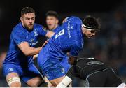 28 February 2020; Max Deegan of Leinster is tackled by Matt Fagerson of Glasgow Warriors during the Guinness PRO14 Round 13 match between Leinster and Glasgow Warriors at the RDS Arena in Dublin. Photo by Ramsey Cardy/Sportsfile