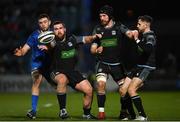 28 February 2020; D’arcy Rae of Glasgow Warriors and Josh Murphy of Leinster during the Guinness PRO14 Round 13 match between Leinster and Glasgow Warriors at the RDS Arena in Dublin. Photo by Ramsey Cardy/Sportsfile