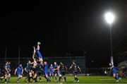 28 February 2020; Ryan Baird of Leinster wins possession in the lineout from Ryan Wilson of Glasgow Warriors during the Guinness PRO14 Round 13 match between Leinster and Glasgow Warriors at the RDS Arena in Dublin. Photo by Ramsey Cardy/Sportsfile