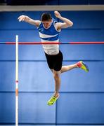 29 February 2020; Matthew Callinan Keenan of St Laurence O'Toole AC, Carlow, competing in the Senior Men's Pole Vault event during day one of the Irish Life Health National Senior Indoor Athletics Championships at the National Indoor Arena in Abbotstown in Dublin. Photo by Sam Barnes/Sportsfile