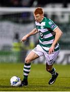 28 February 2020; Rory Gaffney of Shamrock Rovers during the SSE Airtricity League Premier Division match between Shamrock Rovers and Dundalk at Tallaght Stadium in Dublin. Photo by Ben McShane/Sportsfile