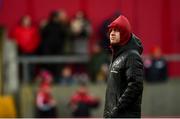 29 February 2020; Munster head coach Johann van Graan prior to the Guinness PRO14 Round 13 match between Munster and Scarlets at Thomond Park in Limerick. Photo by Diarmuid Greene/Sportsfile