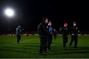 29 February 2020; Tyrone staff including manager Mickey Harte and selector Gavin Devlin, right, walk the pitch prior to the Allianz Football League Division 1 Round 5 match between Tyrone and Dublin at Healy Park in Omagh, Tyrone. Photo by David Fitzgerald/Sportsfile